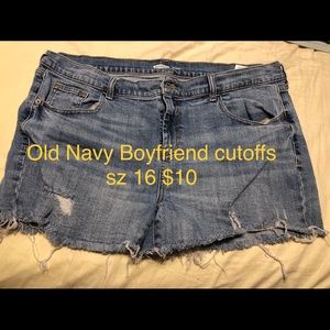 Old Navy Boyfriend cutoffs
